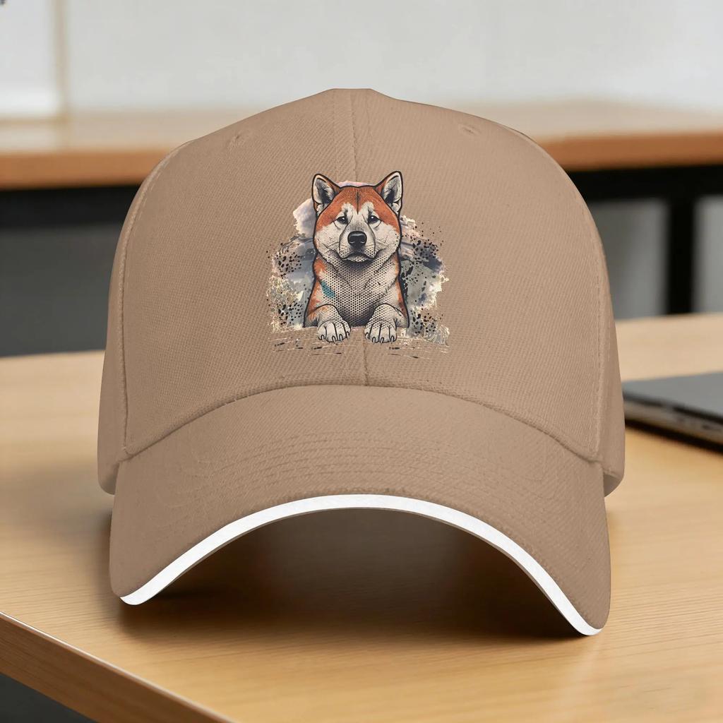 Honden Collectie Baseballpet Akita Inu Trendy Truckerpet Lente Unisex Dames Jagen Kamperen Baseballpetten