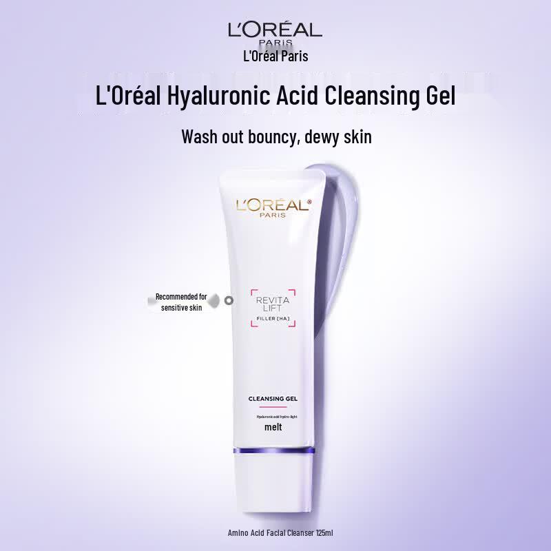 L Oréal Revitalift Hyaluronic Acid Hydrating Cleansing Gel 125ml