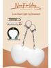 3D Touch LED Keychain Light - Cute, Creative Ornament Gift for Bedroom