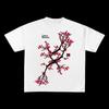 2026 Cherry Blossom Floral T Shirt Women Men Spring Summer Casual Cotton Short Sleeve Tee Graphic Print T