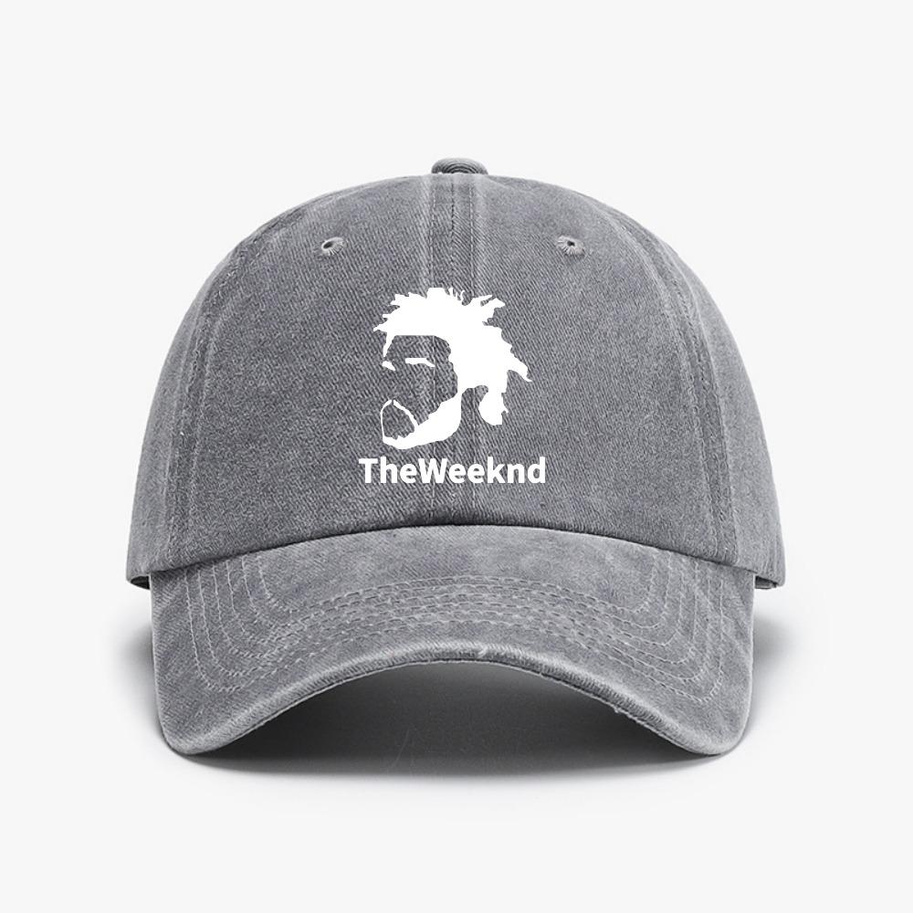 The Weeknd Летняя хип-хоп кепка рэпера модная Винтажная стираная потертая джинсовая бейсболка унисекс солнцезащитные спортивные кепки Adjustable