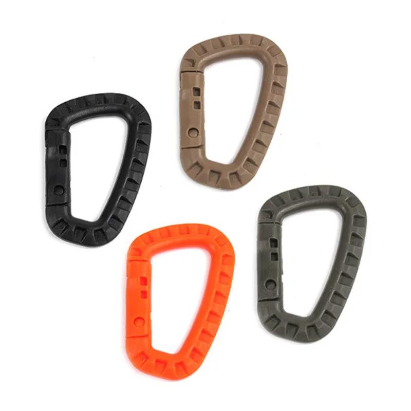 Outdoor Mountaineering Tactics Hanging Buckle Plastic Mountaineering Buckle Nylon Mountaineering Bag Hanging Key D Buckle