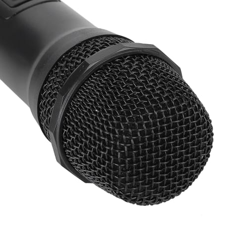 Vbestlife Wireless Handheld Microphone Suit, Universal VHF Handheld Dynamic Microphone with Metal Mesh Cover and Filter Cotton for Karaoke/Business Me