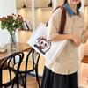 Labubu Plush Tote Bag Large Capacity Cute Single Crossbody Commuter Bag Girls Gift Bag