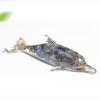 Water Crystal Dolphin Resin Decor With Semiprecious Stones For Home And Gift Use