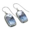 Natürlicher Dendritenopal Edelstein 925 Sterlingsilber Geschenk Ohrring 1,50" i9c54