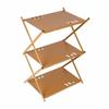 Storage Shelf with Bag Collapsible Shelving Organizer Sturdy for Backyard
