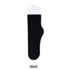 Women's Trendy Mid-Tube Ice Velvet Socks - Solid Colors and Fashionable Curls