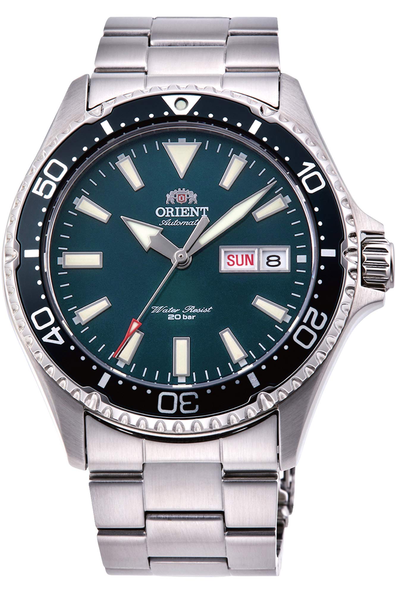 

[Orient] ORIENT Watch MAKO 3 Automatic Winding (Hand Winding Included) Overseas Model Green Sapphire Crystal RA-AA0004E19B Men s [Item]