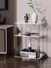 Acrylic Side Table for Living Room Nightstand/Bedside Table for Bedroom Home Decor Display End