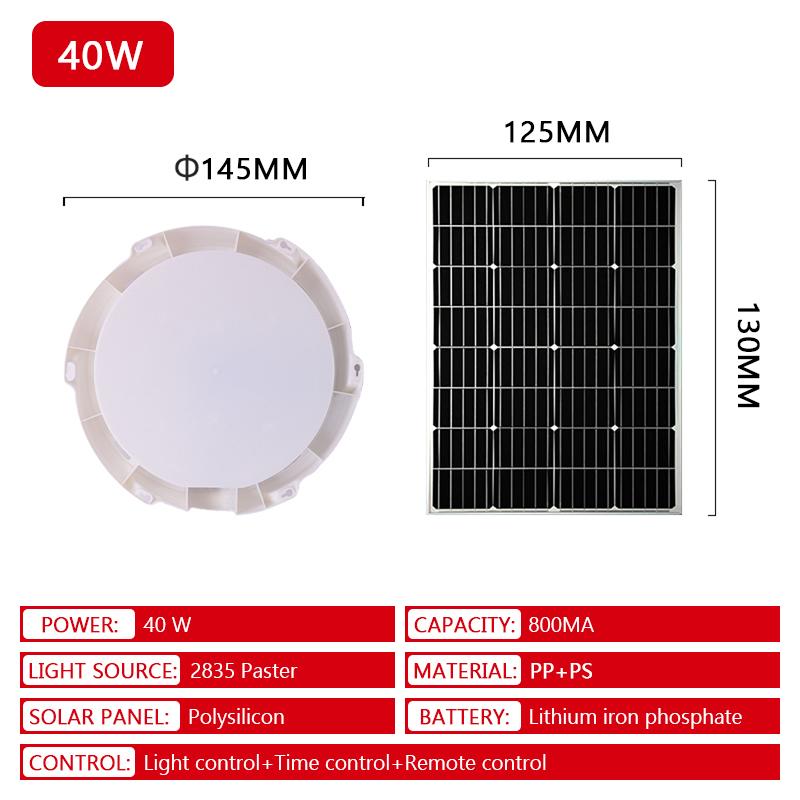 

LED Solar Ceiling Light Outdoor IP65 Waterproof Courtyard Light Modern LED Balcony Corridor Home Decoration Lamp Solar Light