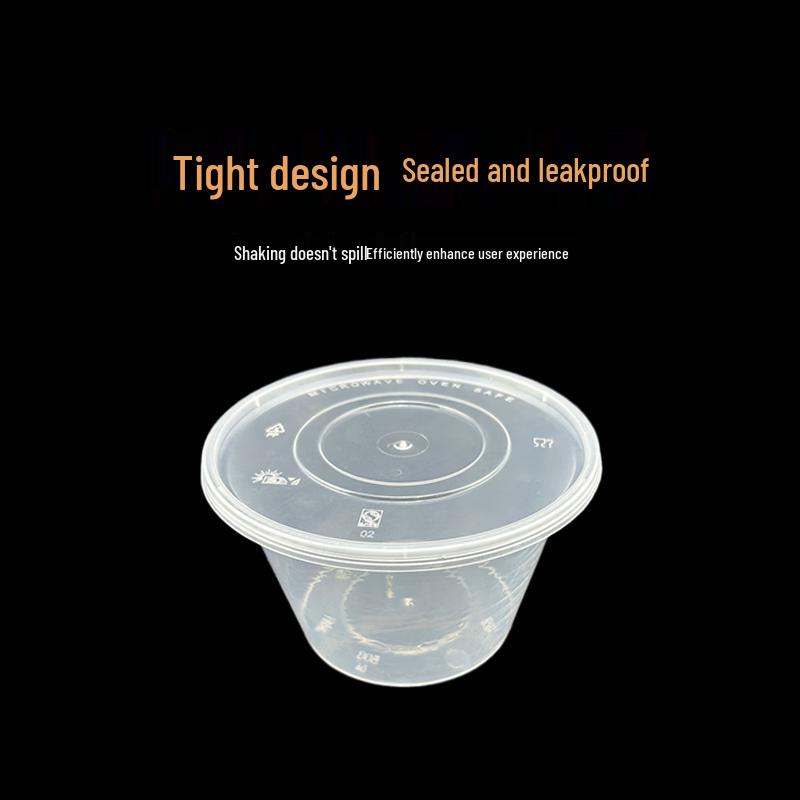 Deshangyuan Disposable Microwaveable Round Meal Bowls