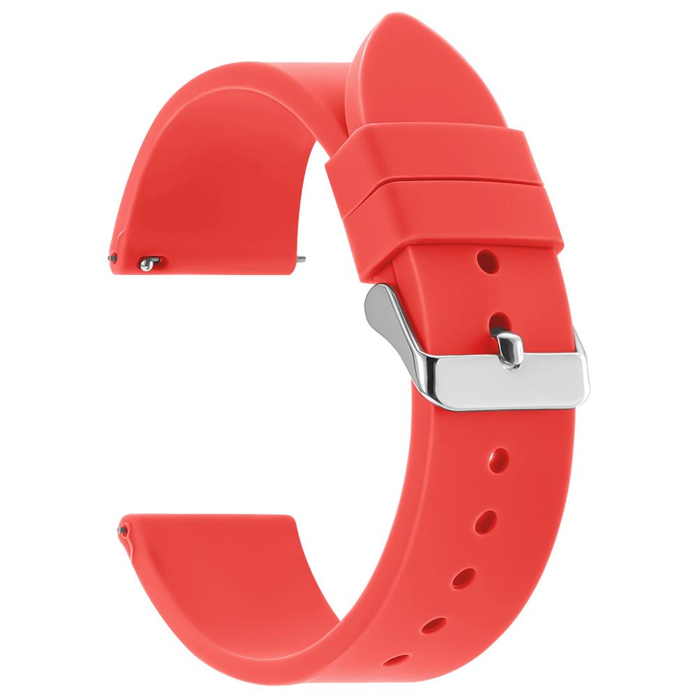 Armband 16mm 18mm 20mm 22mm Schnellverschluss Weiches Silikon Uhrenarmband Universal Gummi Wasserdicht Smartwatch Armband Ersatz