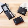 Men's RFID Blocking Anti-theft Leather AirTag Wallet & Card Holder