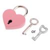 Metal for Wish Lock Mini Heart Archaize Padlocks With for Key Jewelry Box Decorative Padlock for Lovers, Girls, Students