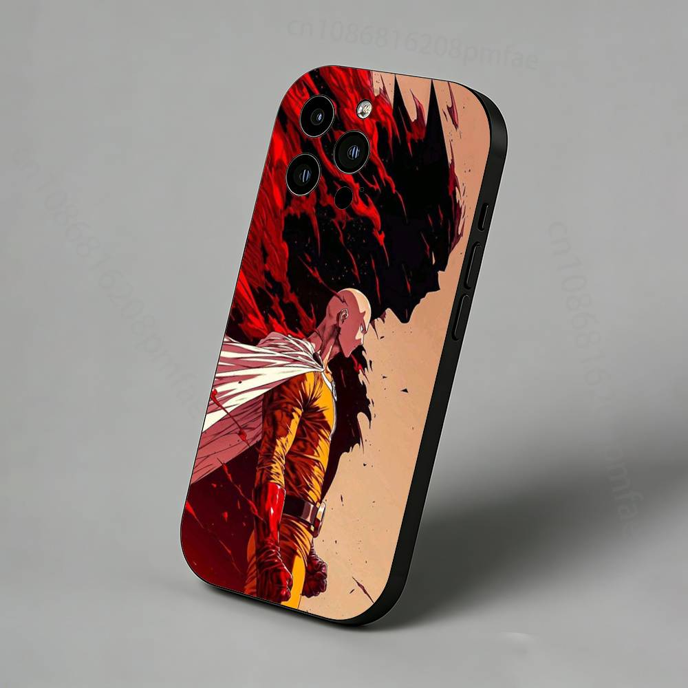 

Anime One-P-Punch Man Phone Case For iPhone 17,16,15,14,13,12,11 Pro,Max,Plus,X,XS,XR,SE,Mini iPhone12PRO