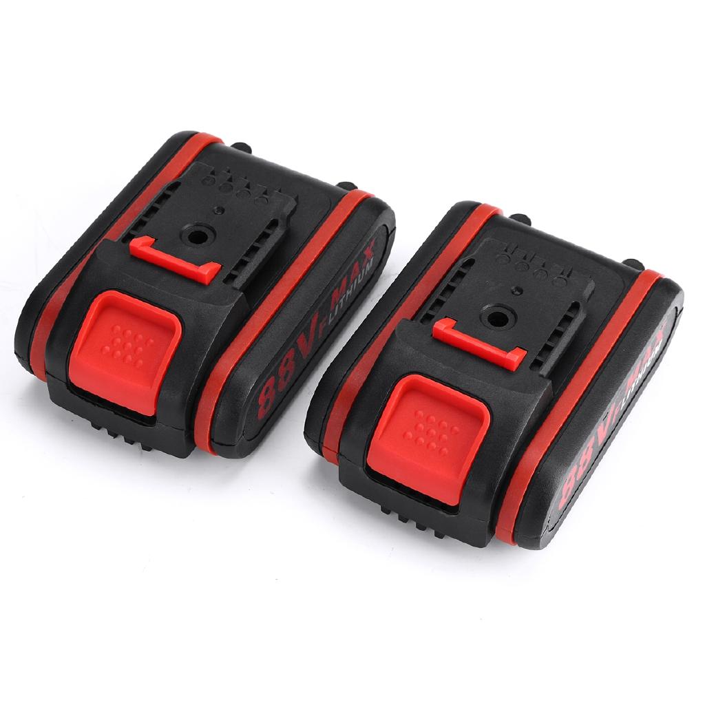 88 V wiederaufladbare Akku-Säbelsäge, 4 Klingen, Metallschneide-Holzbearbeitungswerkzeug-Set mit 1/2 Li-Ionen-Akku, Astsäge