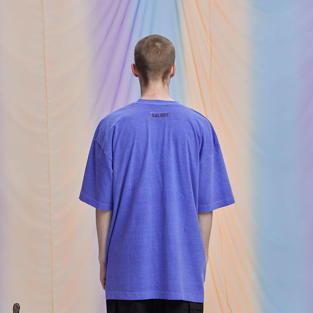 BALANT Pigment Mini Logo Pocket T-Shirt - Purple