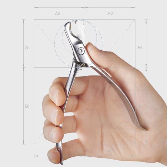 Coupe-ongles pour animaux de compagnie Acier inoxydable Lame tranchante Ciseaux à ongles pour chat Résistant à la rouille Taille-ongles pour animaux de compagnie avec poignée ergonomique pour chats et chiens