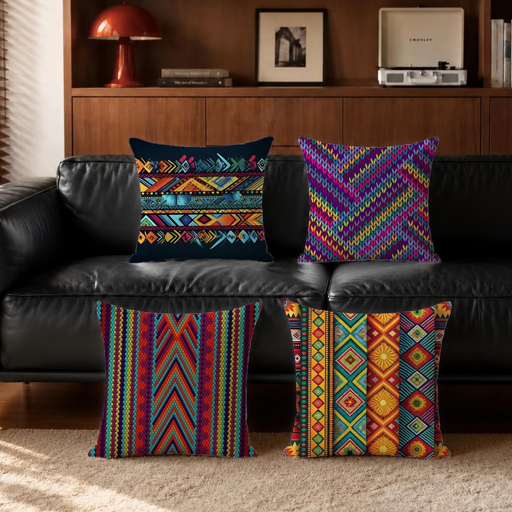 Ethnic EEthnic elementing Cushion Cover Cushion Cover Set Pcs x x x Pillowcase Decorative Sofa Home Decor