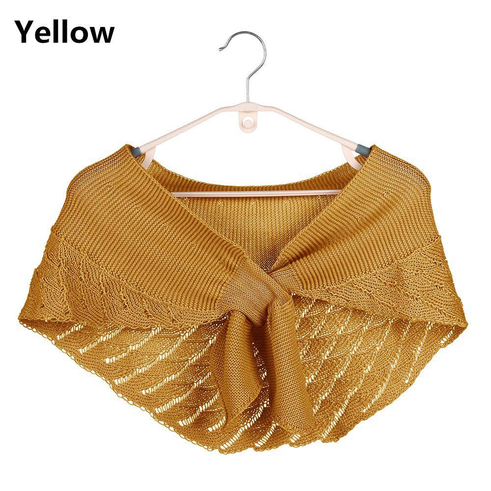 Fashion Women Detachable Soft Windproof For T-shirt Shawl Scarf Knitted Fake Collar Warm