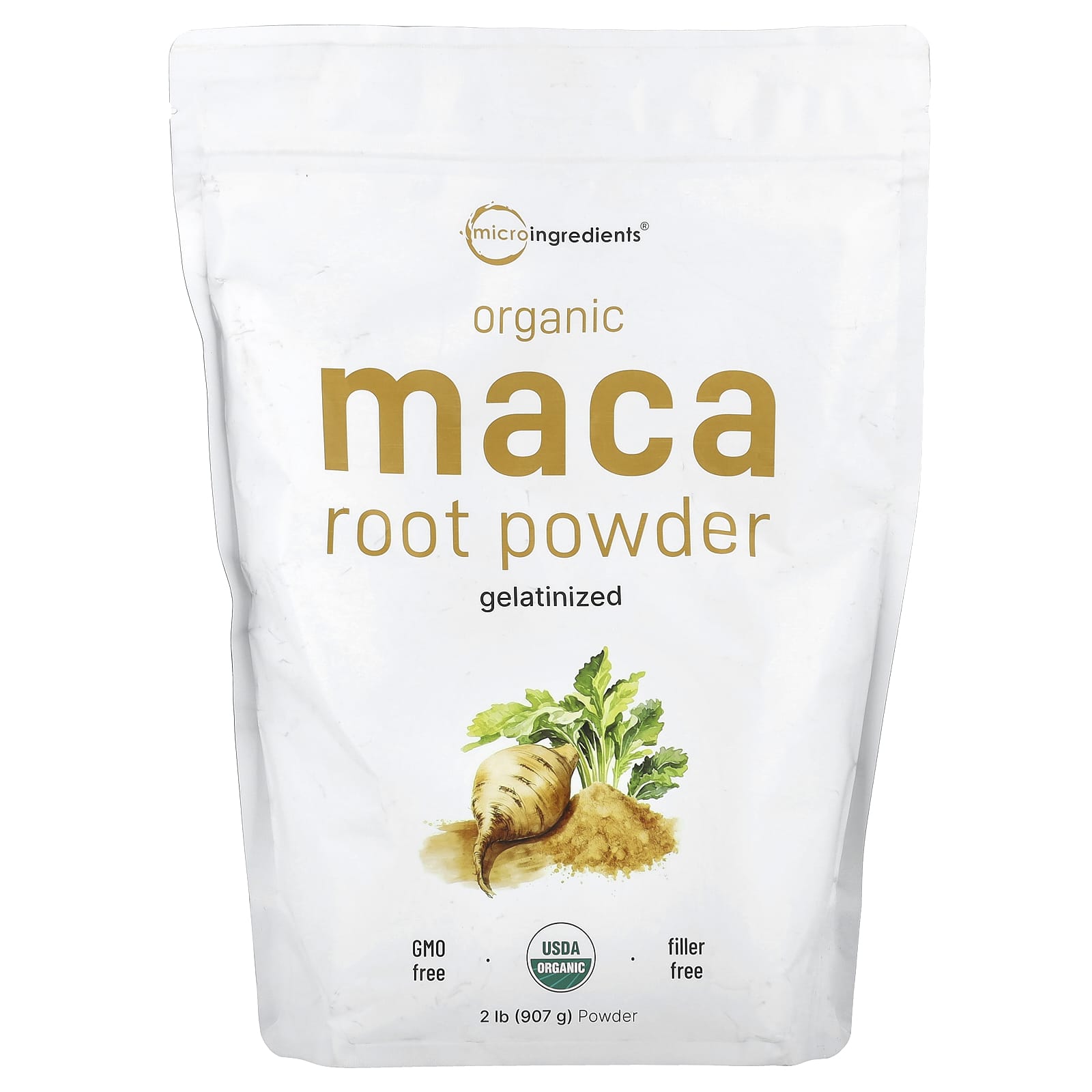 

Organic Maca Root Powder, 907G (2Lb)