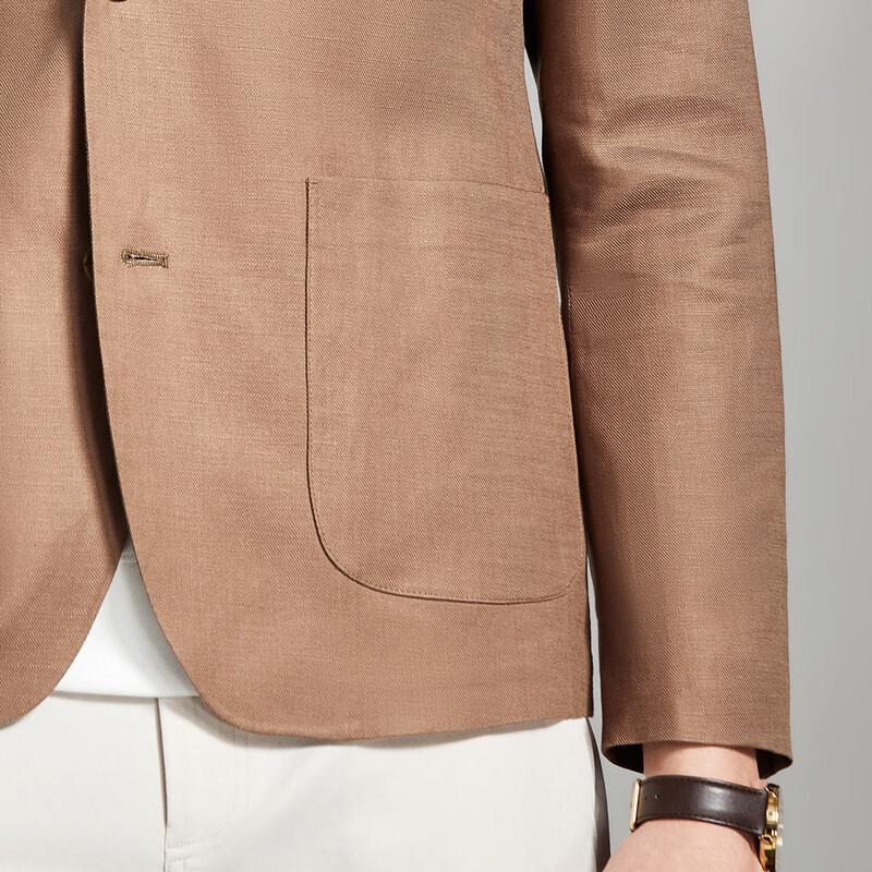 Antonio Men's Tencel Linen Notch Lapel Suit Jacket