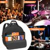 Damero Cymbal Bag Backpack, Fits Up To 22-inch Cymbals, Double-Layer Cymbal Case with 6mm Padded Dividers and Stick Storage Pocket