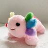 Rainbow Axolotl Plush Playthings Cute And Charming Stuffed Animal Axolotl Plushie Toy Emotional Support Axolotl Pink Gentle plus Adorable designed