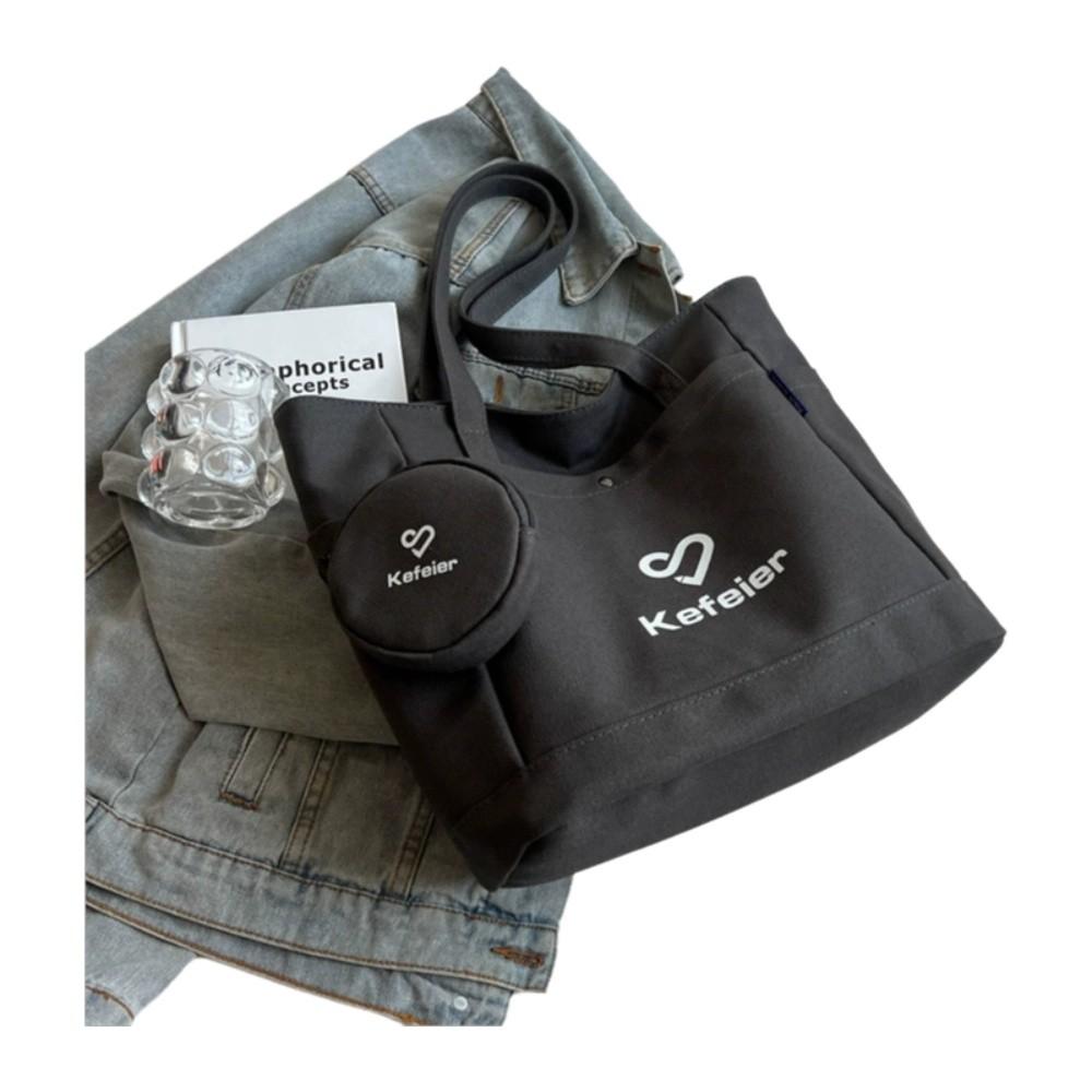 

Женская сумка через плечо в корейском стиле с маленьким кошельком, студенческая сумка, дамская чёрный