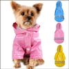 Hunderegenmantel Wasserdicht Mit Kapuze Pu-Regenjacke Outdoor-Regenbekleidung S-XL Für Kleine Mittlere Große Hunde Katzen