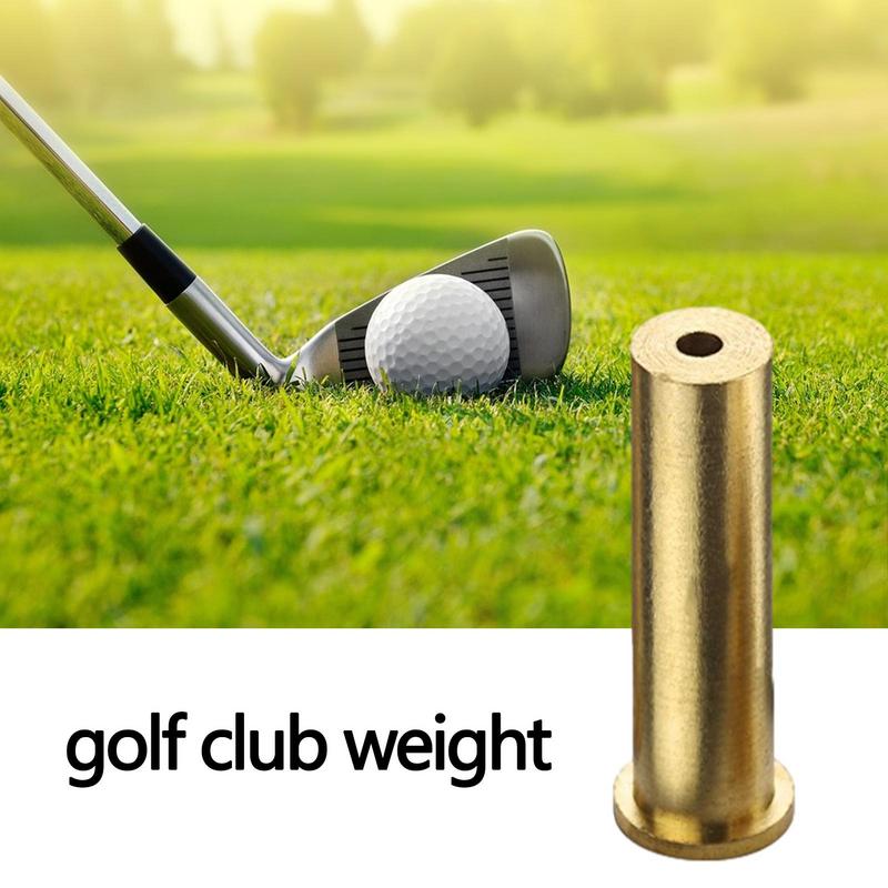Golf Brass Shaft Tip Plug Swing Weight Golf Club Weight for Golf Sports Golf Brass Tip Plug Weights Golf Brass Plug Weights