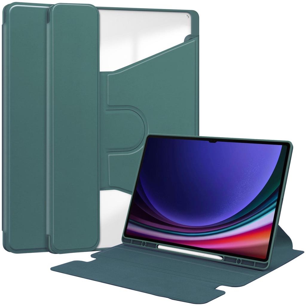 Compatible with Samsung Tab S10 Ultra: 360° Rotating Bluetooth Keyboard Protective Case.