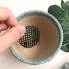 30Pcs Flower Pot Hole Mesh Pad 2.5/4.5/7.5cm Diameter Round Bonsai Basin Bottom Breathable Gasket Prevent Soil Loss Nettings