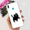 For Huawei Y7 2019 Phone Case Huawei Y7 Prime Pro (2019) DUB-LX1 LX2 LX3 Cute Panda Flower Pattern Soft Silicone TPU Cases
