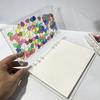 A5/A7 Notebook 6 Holes Loose-Leaf Notebook Hand Ledger Transparent Acrylic Notebook Diary Book Office School Stationery Diy