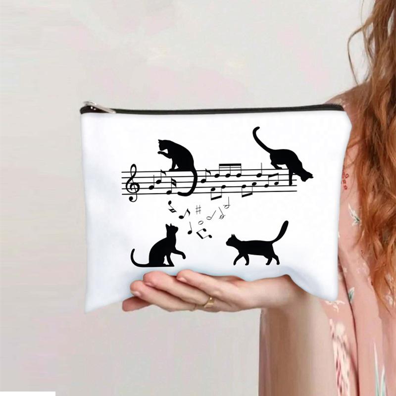 

Humor Canvas Toiletry Bag - Lightweight, Foldable Cosmetic Pouch With Zipper | Easy-Clean, Versatile Makeup Case For Travel Case Accessories 1pcs белый