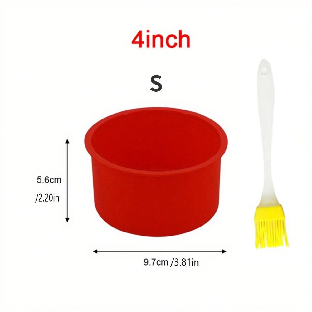 Kulatá silikonová forma na dort Pečicí forma Kulatý plech na pečení Kuchyňské silikonové nepřilnavé pečicí formy Opakovaně použitelné formy na dort Pečicí nástroje