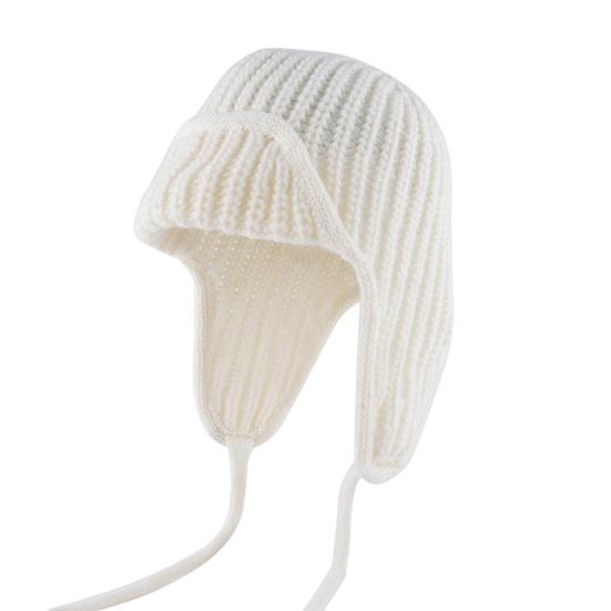 Unisex Winter Hat Knitted Thick Warm Windproof Solid Color Ear Protection Beanie Winter Outdoor Daily Bomber Cap Cycling Travel Headwear