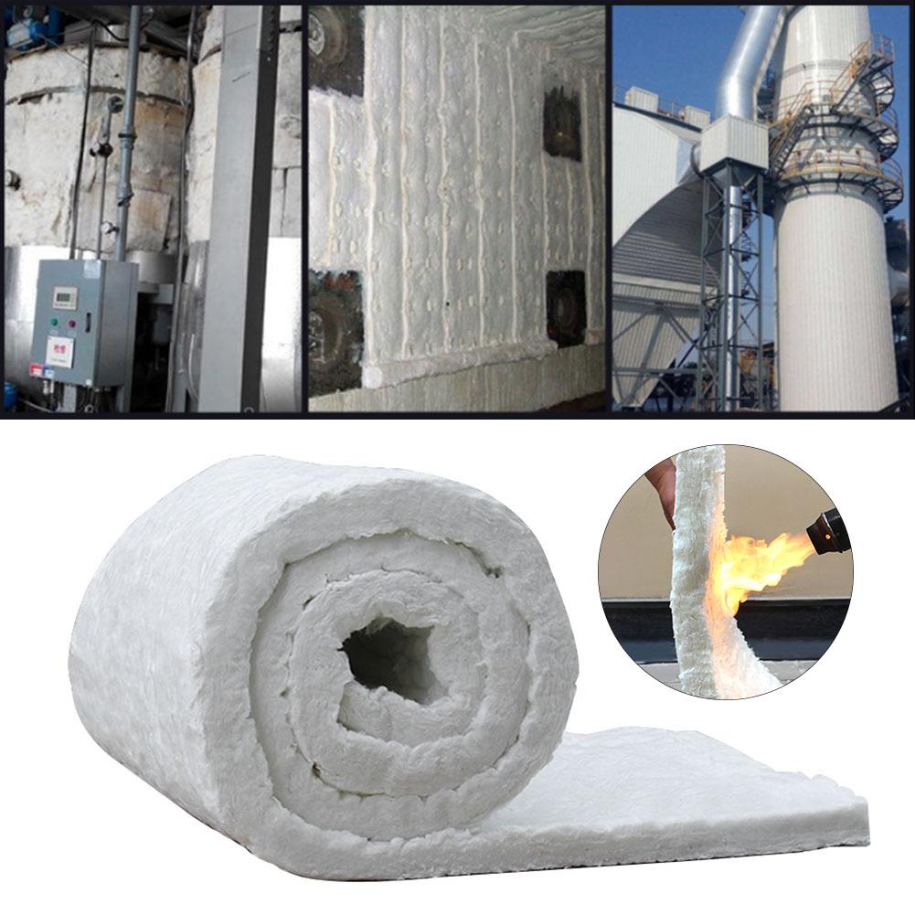 High Temperature Ceramic Fiber Blanket, 1260°C(2300°F) Fireproof Refractory Insulation Blanket