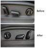 Für Volkswagen VW ID.4 ID4 2022 2023 Auto Innere Farbe Refit Sitz Einstellung Schalter Taste Abdeckung Trim Aufkleber Anti