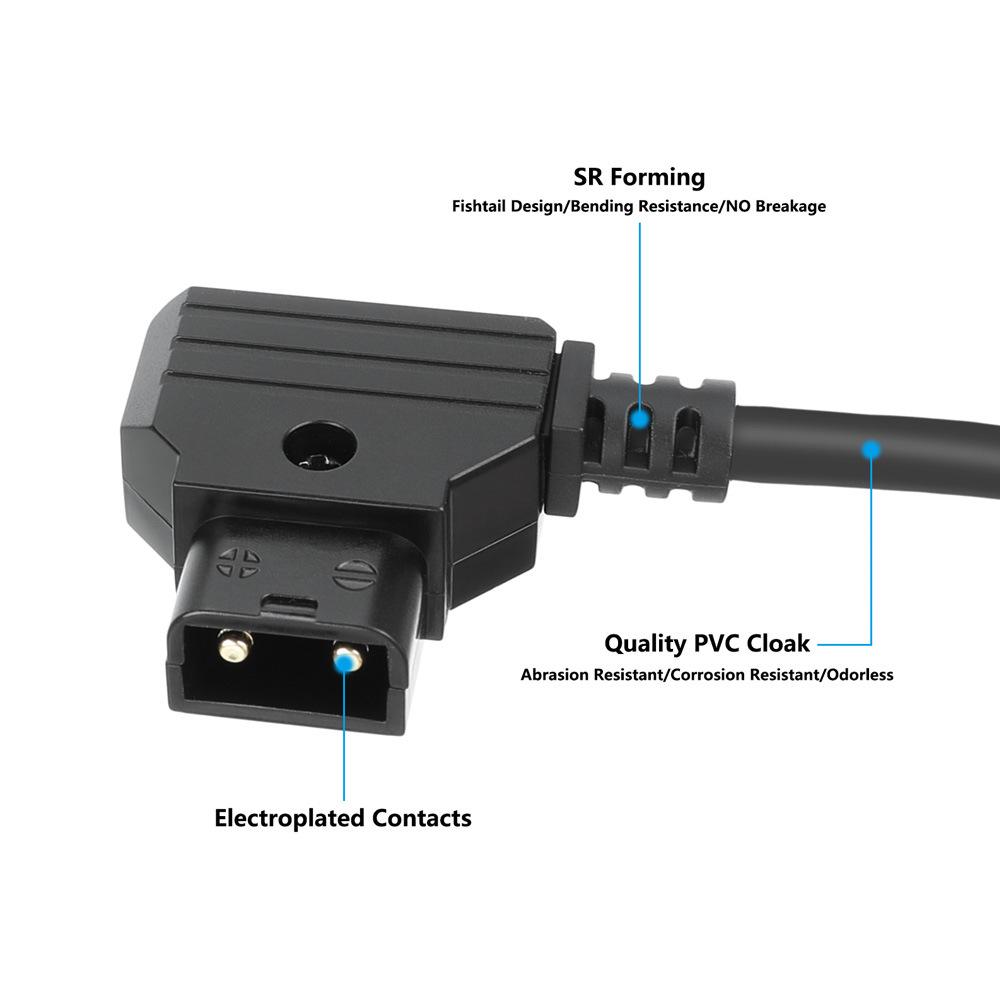 DTAP B to 0B 2-Pin Female Power Expansion Socket with 1/4 Screw