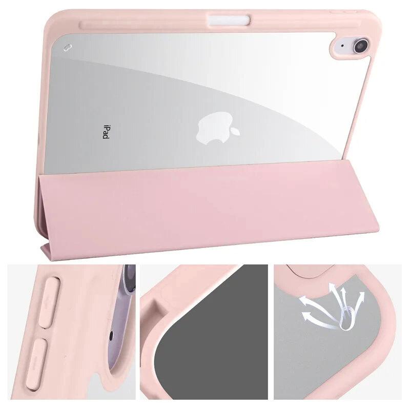 Case for iPad 11" 2025 A16 (11th gen.) / iPad 10.9" 2022 (10th gen.), Smartcase Hybrid, with stylus holder, light pink
