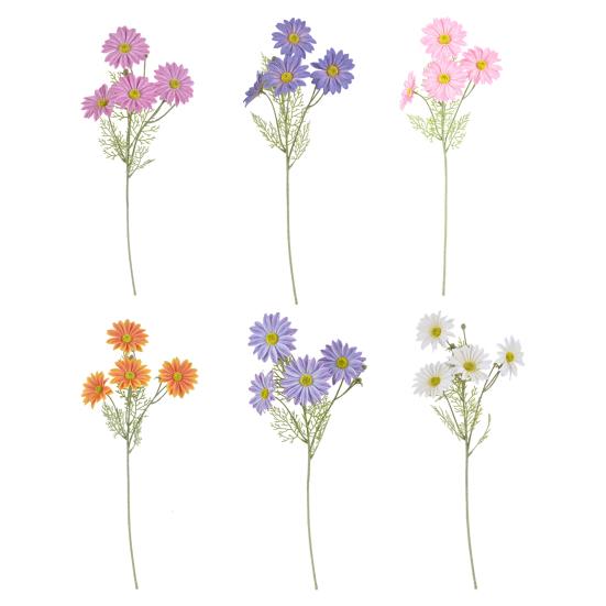 Artificial Flowers Simulation Chrysanthemum Realistic Appearance Faux Flowers Reusable No Maintenance No Fading Artificial Blooms for Living Room