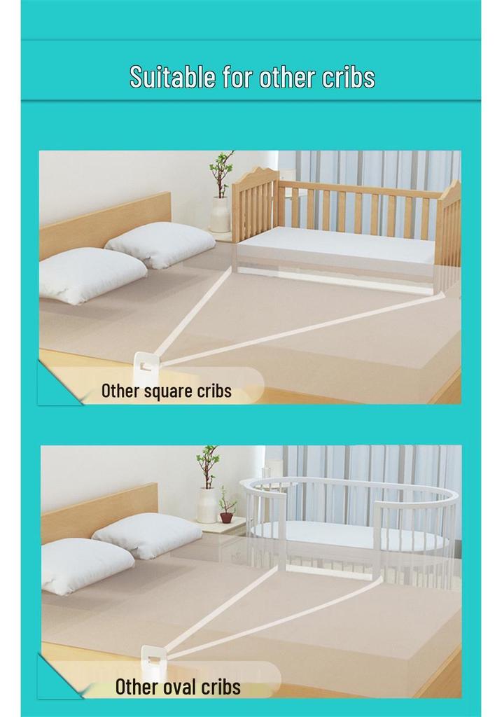 Large Bed Safety Strap for Crib & Bunk - Anti-Movement Fixing Device for Children's Bed