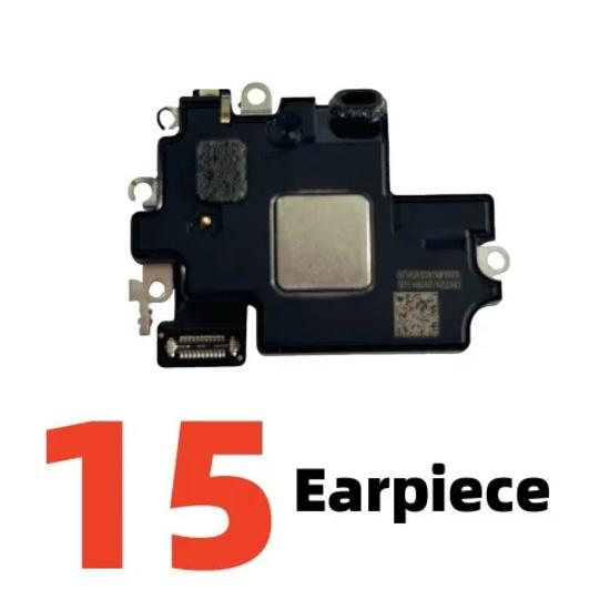 Top Front Earpiece Flex Cable for iPhone 15 14 Plus 16 Pro Max 13 12 Ear Sound Speaker Headset Fix Parts