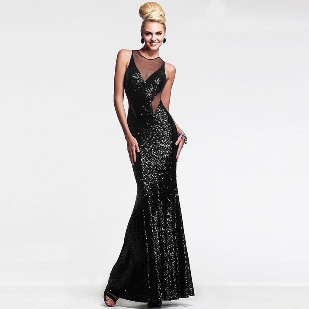Elegant Women Formal Wedding Bridesmaid Evening Party Long Ball Prom Gown Cocktail Dress