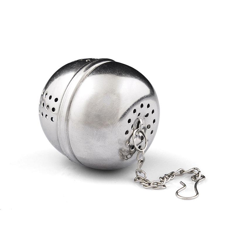 304 Stainless Steel Tea Infuser Mesh with Chain - Tea Ball & Leaf Strainer Separator 410/4.0 Diameter Egg-Shaped Tea Infuser нержавеющей стали