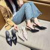 French Pointed Head Temperament Thin Heel Single Shoes, New Versatile and Comfortable Bag Head Single Shoes In Spring and Summer