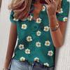 Frühling und Sommer Neues Kurzarm Rüschenhemd Mode Damen Bluse